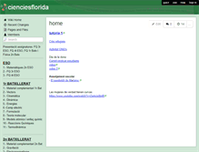 Tablet Screenshot of cienciesflorida.wikispaces.com