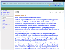 Tablet Screenshot of language4u.wikispaces.com