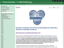 Tablet Screenshot of ergonomia-y-cibernetica.wikispaces.com
