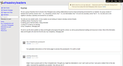 Desktop Screenshot of ehsaskeyleaders.wikispaces.com