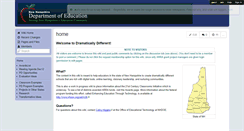 Desktop Screenshot of dramaticallydifferent.wikispaces.com