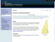 Tablet Screenshot of dramaticallydifferent.wikispaces.com