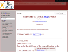Tablet Screenshot of cobleavid.wikispaces.com