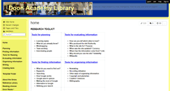Desktop Screenshot of doonlibrary.wikispaces.com