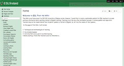Desktop Screenshot of eslfirstaid.wikispaces.com