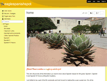 Tablet Screenshot of eaglespanishspot.wikispaces.com