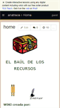 Mobile Screenshot of anatrece.wikispaces.com