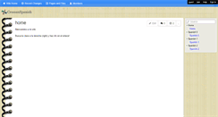 Desktop Screenshot of crossanspanish.wikispaces.com