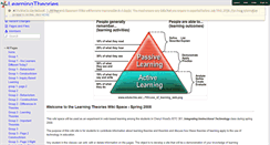 Desktop Screenshot of learningtheories.wikispaces.com