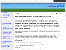 Tablet Screenshot of anatomyeshs.wikispaces.com