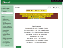 Tablet Screenshot of ksmidt.wikispaces.com
