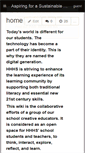 Mobile Screenshot of hhhsplanetsavers.wikispaces.com