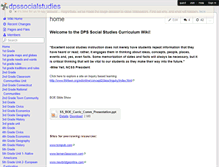 Tablet Screenshot of dpssocialstudies.wikispaces.com
