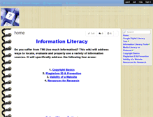 Tablet Screenshot of infothink.wikispaces.com