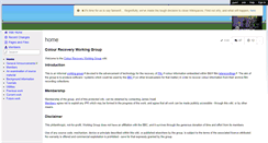 Desktop Screenshot of colour-recovery.wikispaces.com