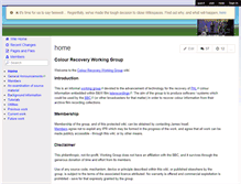 Tablet Screenshot of colour-recovery.wikispaces.com