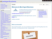 Tablet Screenshot of bestagentbusiness.wikispaces.com