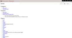 Desktop Screenshot of domaindesign.wikispaces.com