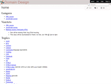 Tablet Screenshot of domaindesign.wikispaces.com