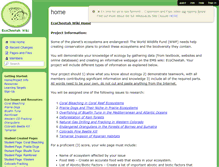 Tablet Screenshot of ecocheetah.wikispaces.com