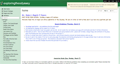 Desktop Screenshot of exploringtheodyssey.wikispaces.com