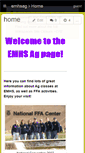 Mobile Screenshot of emhsag.wikispaces.com
