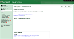 Desktop Screenshot of huengelsk.wikispaces.com