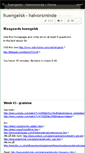 Mobile Screenshot of huengelsk.wikispaces.com