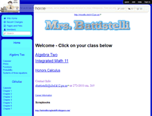 Tablet Screenshot of battistelli.wikispaces.com