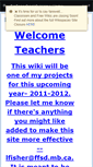 Mobile Screenshot of flinflonschooldivision.wikispaces.com