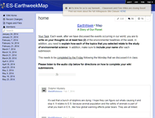 Tablet Screenshot of es-earthweekmap.wikispaces.com
