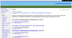 Desktop Screenshot of lote-wiki-world.wikispaces.com