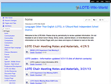 Tablet Screenshot of lote-wiki-world.wikispaces.com