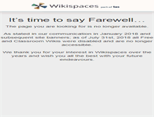Tablet Screenshot of mr-shulman.wikispaces.com