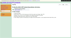 Desktop Screenshot of 2009-2010cffcontacts.wikispaces.com