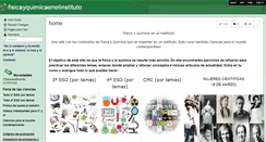 Desktop Screenshot of fisicayquimicaenelinstituto.wikispaces.com