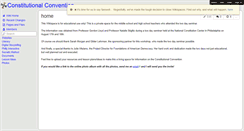 Desktop Screenshot of constitutionalconvention.wikispaces.com