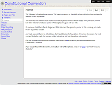 Tablet Screenshot of constitutionalconvention.wikispaces.com