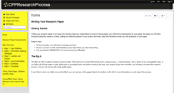 Desktop Screenshot of cppresearchprocess.wikispaces.com