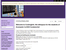 Tablet Screenshot of coolenglish.wikispaces.com
