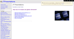 Desktop Screenshot of jtpresentations.wikispaces.com