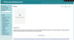Desktop Screenshot of fmslibrarymediacenter.wikispaces.com
