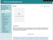 Tablet Screenshot of fmslibrarymediacenter.wikispaces.com