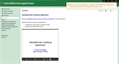 Desktop Screenshot of interaktiivinenoppiminen.wikispaces.com