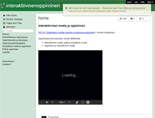 Tablet Screenshot of interaktiivinenoppiminen.wikispaces.com