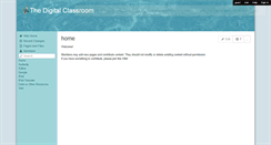 Desktop Screenshot of digital-classroom.wikispaces.com