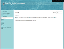 Tablet Screenshot of digital-classroom.wikispaces.com