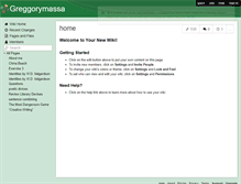 Tablet Screenshot of greggorymassa.wikispaces.com
