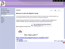 Tablet Screenshot of latinatsaxe.wikispaces.com