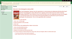 Desktop Screenshot of kindergarten-literacy.wikispaces.com